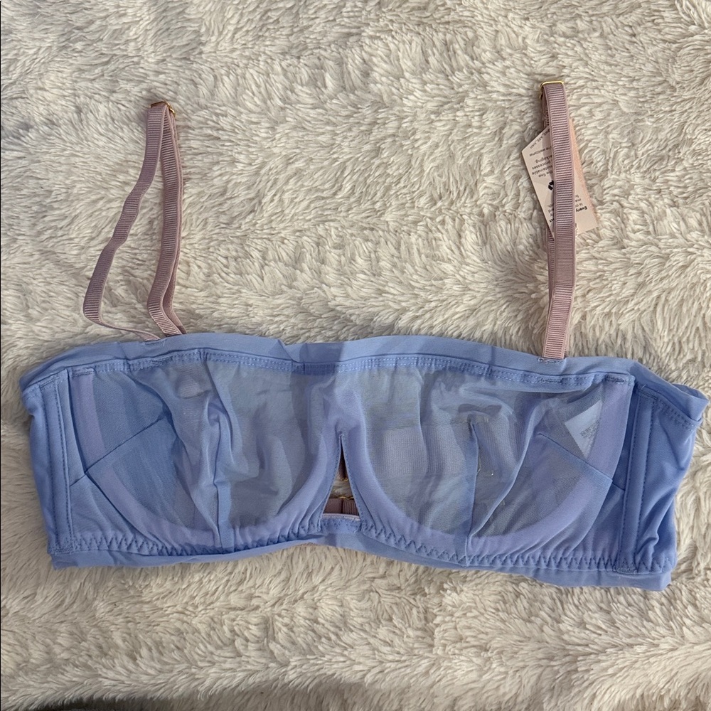 We are HAH Free People wired bra NWT periwinkle - Picture 2 of 3